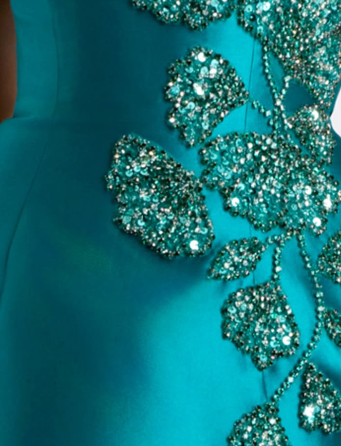 teal fabric for style 44352