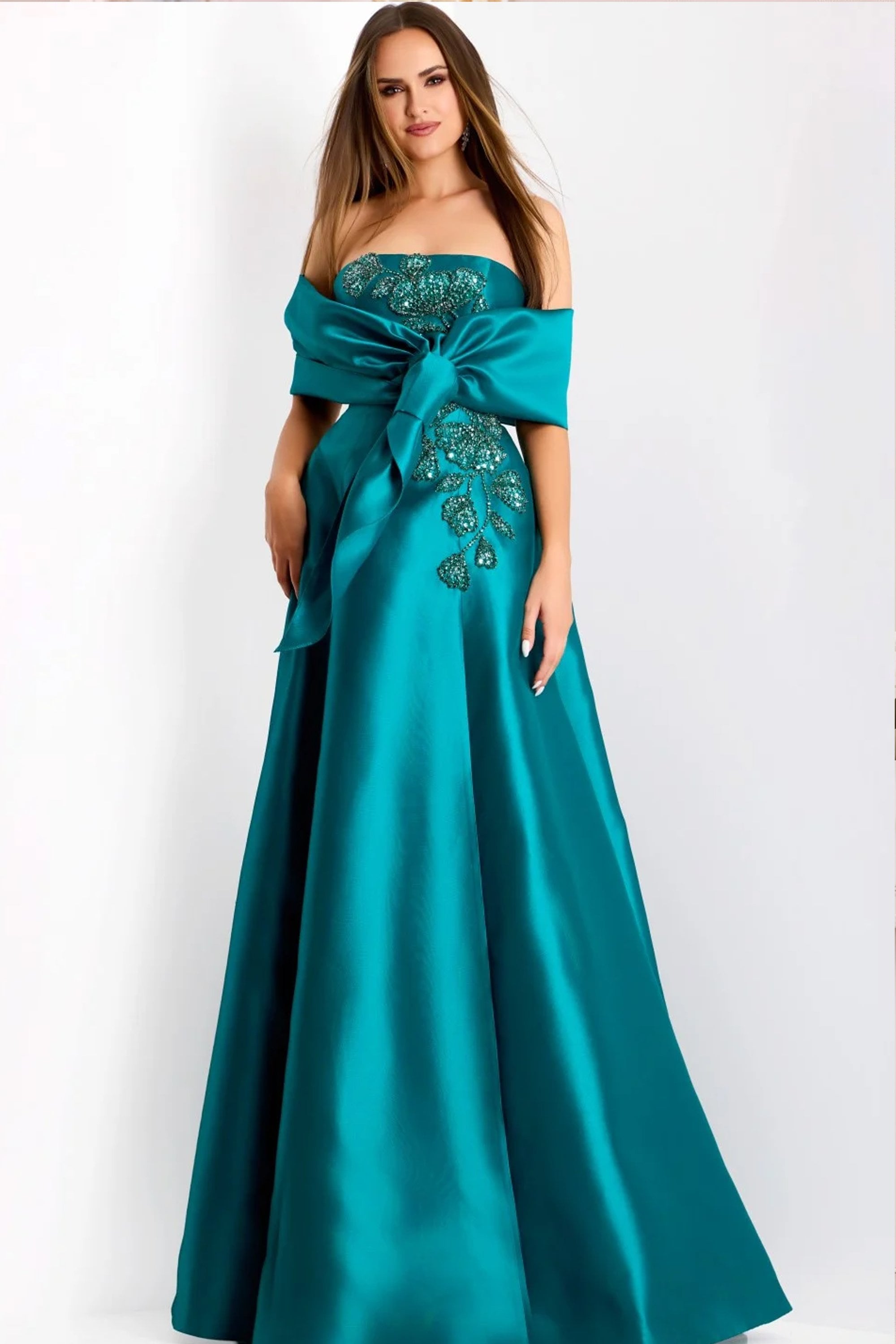 Jovani style 44352 in green