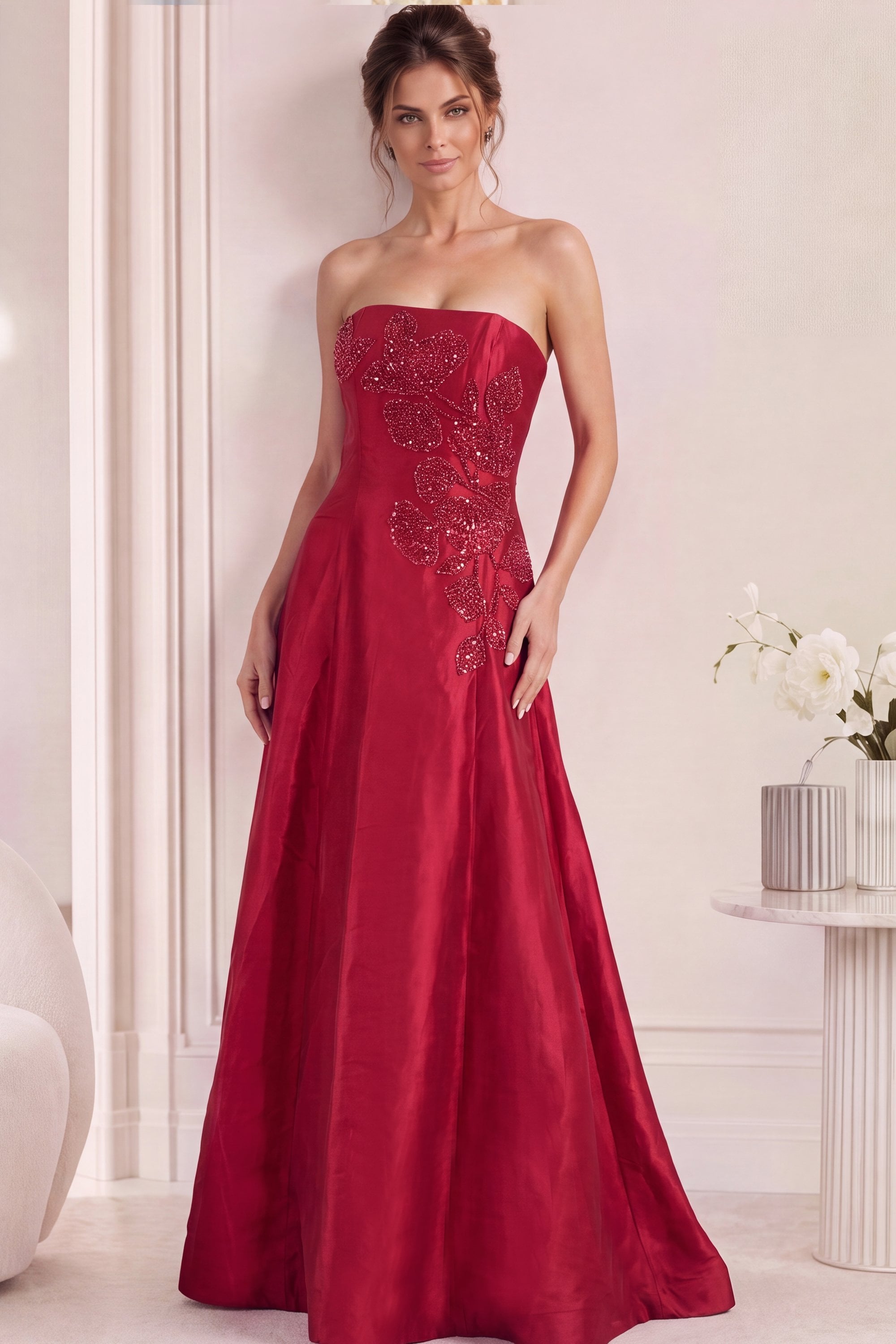 Jovani style 44352 in red