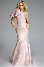 Model wearing Jovani dress 44354.
