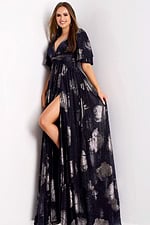 Model wearing Jovani dress 44374.