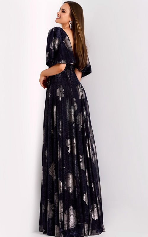 Model wearing Jovani dress 44374.