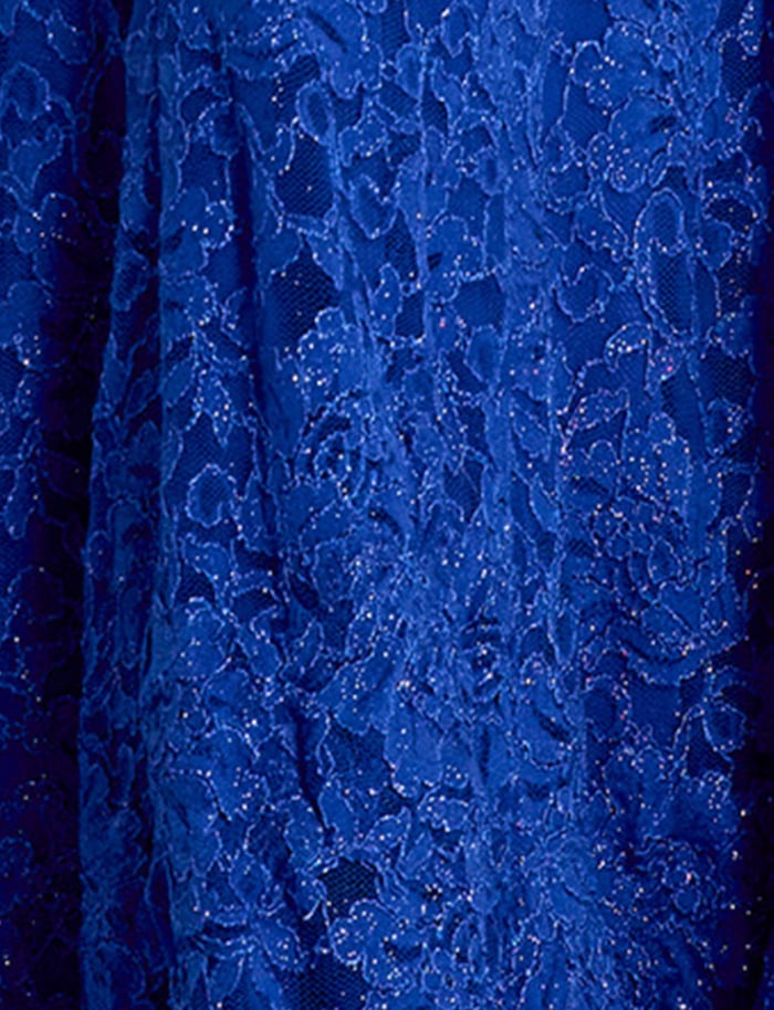 blue lace fabric for style 44417