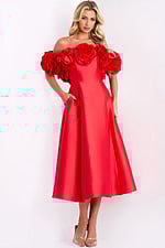 Model wearing Jovani dress 44417.