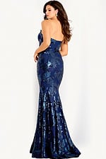 mermaid navy floral dress 44449