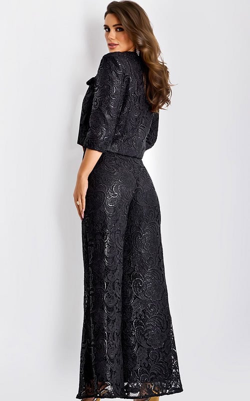 Model wearing Jovani dress 44471.