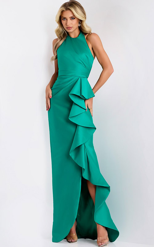 Model wearing Jovani dress 44473.