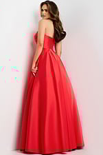 strapless flowy dress 44533