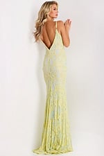 Model wearing Jovani dress 44668.