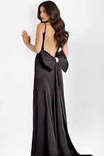 backless dress with bow detail 44675