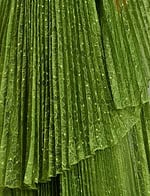 green ruched fabric for style 44687