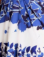 blue and white print fabric for style 44720