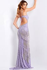 backless beaded dress 44723