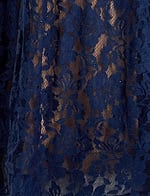 navy lace and nude underlay fabric for style 44862