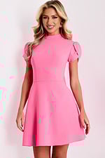 Model wearing Jovani dress 44883.