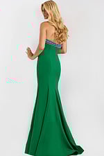 strapless beaded dress 44895