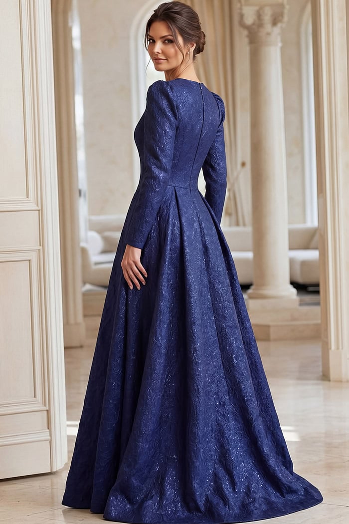luxury formal dresses Dress: 27738. Long, One Shoulder, Straight, Closed Back | Alyce Paris choose our Sheath Column Customize Qipao Green Mother Of The Color:Dark french blue