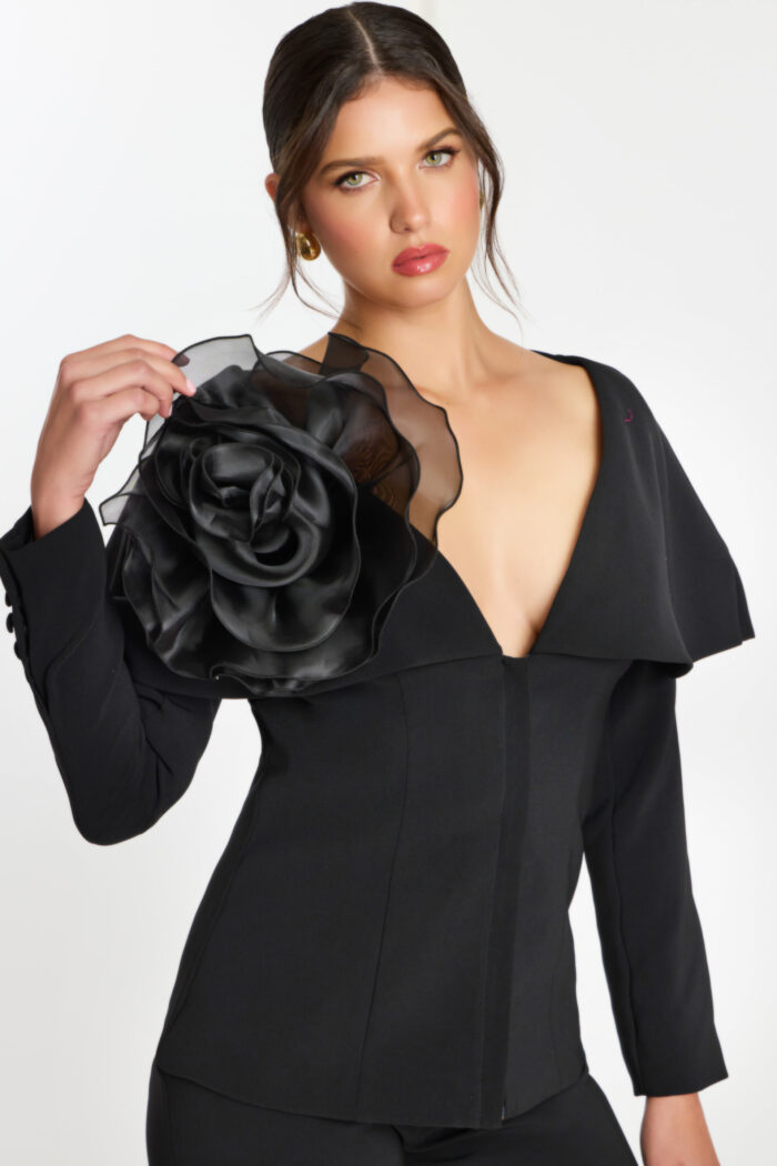 black long sleeves jacket 45177