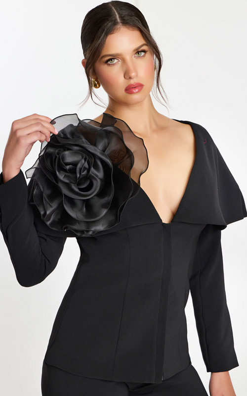 black long sleeves jacket 45177