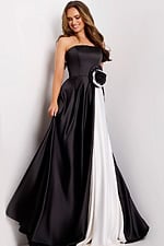 Model wearing Jovani dress 45209.