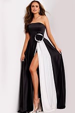 Model wearing Jovani dress 45209.