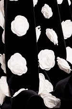 black and white floral fabric for 45238