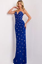 Model wearing Jovani dress 45248.