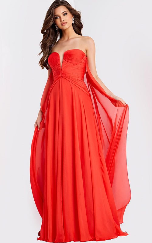 strapless open back dress Leather Dress