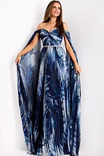 Model wearing Jovani dress 45277.