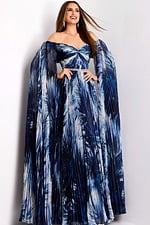 Model wearing Jovani dress 45277.