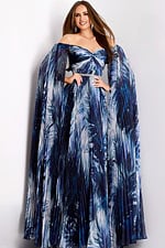 Model wearing Jovani dress 45277.