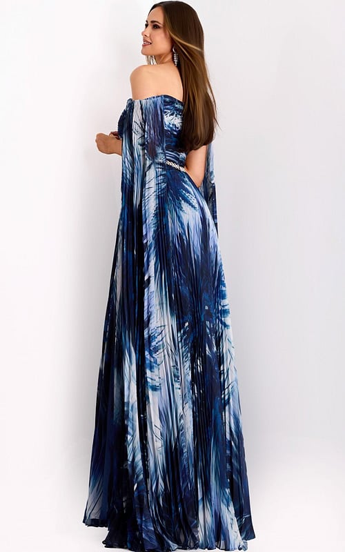 Model wearing Jovani dress 45277.