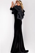 Model wearing Jovani dress 45322.