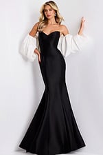Model wearing Jovani dress 45358.