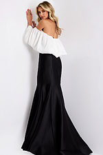 Model wearing Jovani dress 45358.