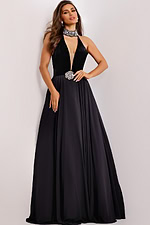 Model wearing Jovani dress 45367.