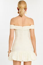 ivory short dress 45459