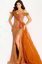 off the shoulder strapless embellished dress 45642