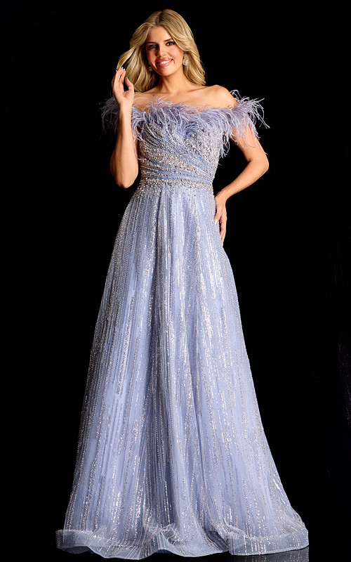 off the shoulder embellished dress 45647