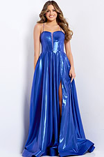 royal blue metallic dress 45699