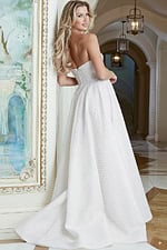a line white dress 45788
