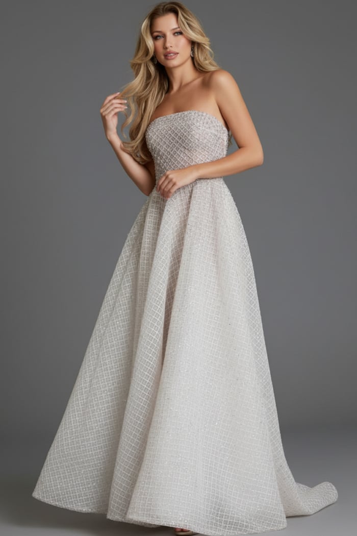 strapless cafe dress 45788