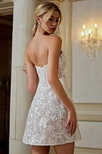 fitted short dress 45853