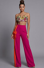 Sleeveless Tailored Suit With Statement Bow Detail 45987 - Image 3