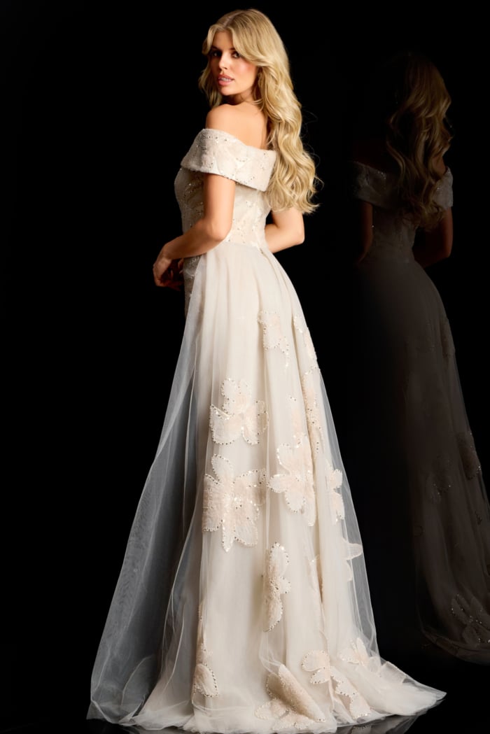 off the shoulder fitted dress 46034