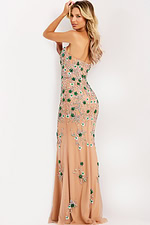 open back mermaid dress 46401