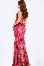 multi color embellished dress 43003