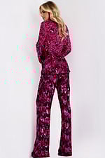 Model wearing Jovani dress 46645.