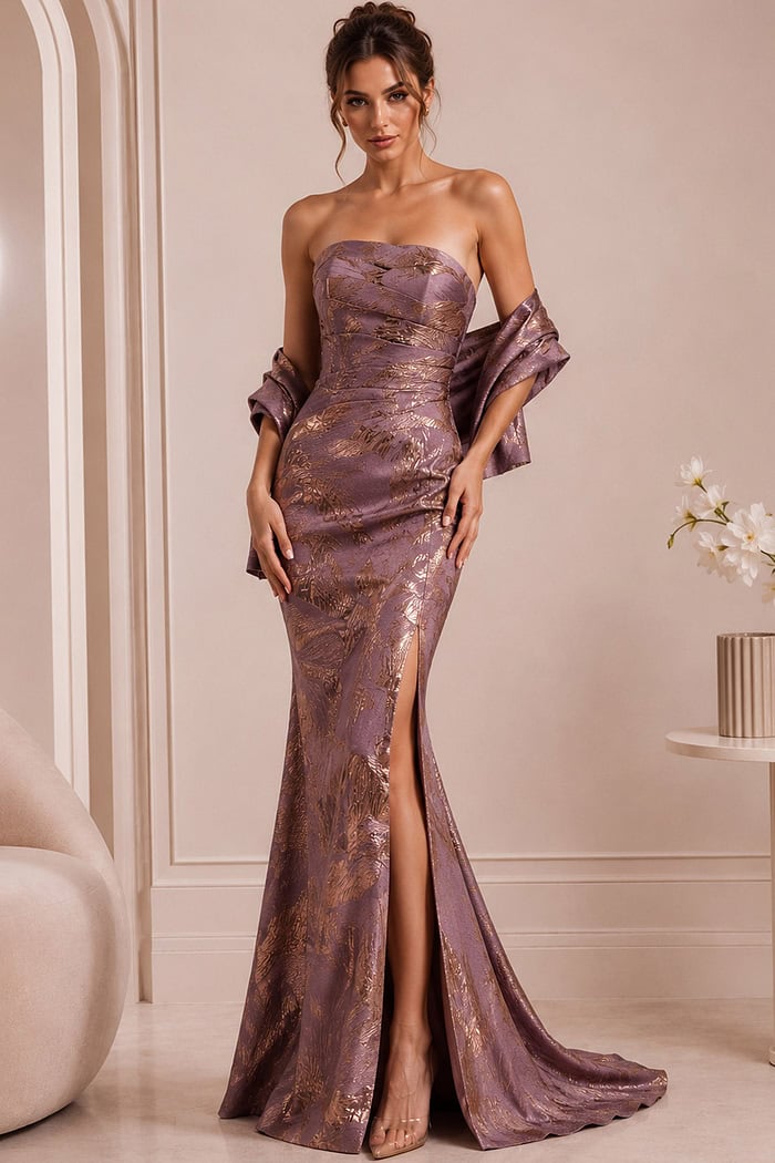 Jovani style 46672 in mauve