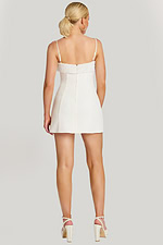 back veiw of embellshed fitted mini dress 46840